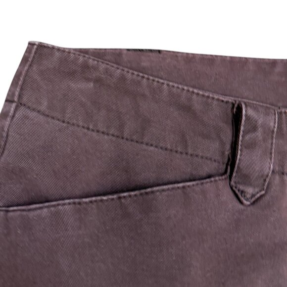 VINTAGE Women's L.L. BEAN Straight Leg Low Rise Brown Chino Pants- Size 8P - Picture 3 of 8